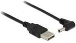 Delock USB-Stromkabel USB-A Stecker, DC Stecker 3,5 mm 1.50 m Schwarz 83577