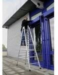 MUNK G&uuml;nzburger Steigtechnik 11155 Aluminium Stufen-Doppelleiter Arbeitsh&ouml;he