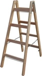 KRAUSE 170064, Krause 170064 Holz Stufen-Doppelleiter Arbeitsh&ouml;he (max.): 2.75 m