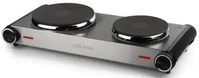 TRISTAR KP-6248, Tristar KP-6248 KP-6248 Doppel-Kochplatte 2 Brenner Edelstahl