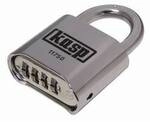 Kasp K11750D Vorh&auml;ngeschloss 50 mm Silber Zahlenschloss