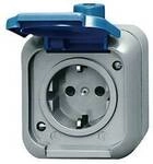 ABB 2CKA002083A0368 Schutzkontakt-Steckdose IP44 Blau, Enzianblau (RAL 5010)