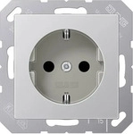 JUNG A1520KIAL, Jung 1fach Einsatz Steckdose Aluminium A1520KIAL 1 St.