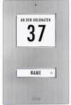 m-e modern-electronics KT 1-EG Klingeltaster mit Adressfeld, mit Namensschild...