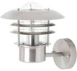 Brilliant Terrence 45781/82 Au&szlig;enwandleuchte LED E27 60 W Edelstahl