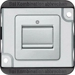MERTEN MEG3106-7060, Merten Einsatz Kontrollschalter Silber MEG3106-7060 1 St.