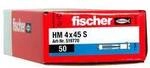 Fischer 519770 HM 4 x 45 S Hohlraumd&uuml;bel 45 mm 8 mm 50 St.