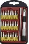 Donau Elektronik 821797 Bit-Set 30teilig Schlitz, Kreuzschlitz Phillips, Kreuzschlitz