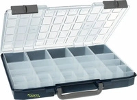 RAACO 136273, Sortimentskasten Carry Lite B415xT330xH57mm 25/2 F&auml;cher blau RAACO