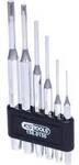 KS Tools 156.0150 Splintentreibersatz, hochglanz verchromt, 6-tlg