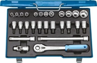 GEDORE 6139750, Gedore 19 IMU-10 Steckschl&uuml;sselsatz metrisch 1/2 (12.5 mm) 27teilig