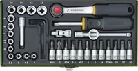 PROXXON INDUSTRIAL 23080, Proxxon Industrial Steckschl&uuml;sselsatz metrisch 1/4 (6.3
