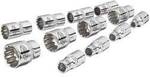 Vigor Steckschl&uuml;sseleinsatz-Set 1/4 (6.3 mm) 17teilig V1897