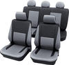 Petex 24274918 Classic Sitzbezug 17teilig Polyester Schwarz, Grau Fahrersitz,