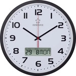 RENKFORCE HD-WRCL135, Renkforce HD-WRCL135 Funk Wanduhr 32 cm x 45 mm Schwarz