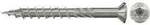 Fischer 660602 Terrassenschrauben 5 mm 40 mm Sechsrund Edelstahl 200 St.