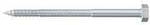 Fischer 80412 Sicherheitsschrauben 10 mm 95 mm Au&szlig;ensechskant Stahl galvanisch