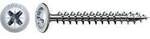 SPAX 0281010400352 R&uuml;ckwandschrauben 4 mm 35 mm Kreuzschlitz Pozidriv Stahl 2000 St.