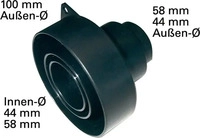 METABO 0910058010, Metabo 0910058010 Multi Absaugadapter Passend f&uuml;r Sauganschluss: