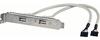 DIGITUS AK-300304-002-E, DIGITUS - USB-Slotblechkabel Grau