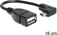 DELOCK 83245, Delock USB-Kabel USB 2.0 USB-Mini-B Stecker, USB-A Buchse 0.16 m