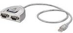 Lindy 42889 USB auf 2 Port Seriell Konverter