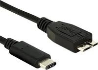 DELOCK 83676, Delock USB-Kabel USB 3.2 Gen1 USB-C Stecker, USB-Micro-B 3.0 Stecker