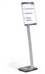 Durable INFO SIGN STAND A3 - 4813 Info-Bodenst&auml;nder DIN A3 280 mm x 36 mm x 125 mm x