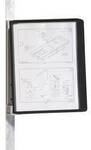 Durable Sichttafelwandhalter VARIO MAGNET WALL 5 Schwarz DIN A4 Anzahl der