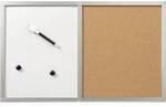 Herlitz Magnettafel, Whiteboard 10685394 (B x H) 600 mm x 400 mm Silber, Kork