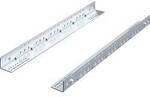 Rittal 5501.450 19 Zoll Netzwerkschrank-Schienen 1 HE Perforiert