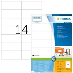 Herma 4625 Universal-Etiketten 105 x 42.3 mm Papier Wei&szlig; 2800 St. Permanent haftend
