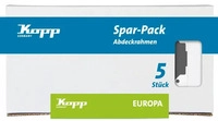 KOPP 401913017, Kopp 2fach Rahmen Europa Arktis-Wei&szlig;, Matt 401913017 5 St.