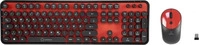 RENKFORCE RF-4749660, Renkforce RF-DS-RETRO Funk Tastatur, Maus-Set Deutsch, QWERTZ