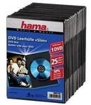 Hama DVD Slim Box - Slim Jewel Case f&uuml;r Speicher-DVD - Kapazit&auml;t: 1 DVD - Schwarz