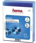 Hama Blu-ray H&uuml;lle 00051468 2 CDs/DVDs/Blu-rays Blau Polypropylen 3 St.