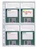 Durable Disketten Ordner-Hülle 4 Disketten 3,5 Zoll Transparent 5 St. 524319