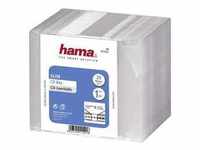 Hama CD Hülle Slim 00011521 1 CD/DVD/Blu-Ray Transparent Polystyrol 20 St.