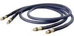 Cinch Audio Anschlusskabel [2x Cinch-Stecker - 2x Cinch-Stecker] 1.50 m Blau
