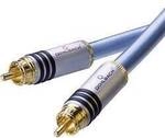 Cinch Audio Anschlusskabel [2x Cinch-Stecker - 2x Cinch-Stecker] 1.00 m Blau