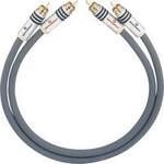 Cinch Audio Anschlusskabel [2x Cinch-Stecker - 2x Cinch-Stecker] 0.50 m Anthrazit