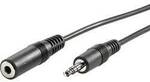 VALUE 3,5mm Verl&auml;ngerungskabel ST / BU, schwarz, 5 m 11.99.4355