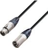 AH Cables KM3FMBLK XLR Verbindungskabel [1x XLR-Buchse - 1x XLR-Stecker] 3.00 m