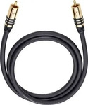 OEHLBACH 21540, Cinch Audio Anschlusskabel [1x Cinch-Stecker - 1x Cinch-Stecker]
