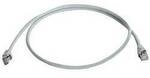 Teleg&auml;rtner 100008262 RJ45 Patchkabel CAT 6a S/FTP 2.00 m Grau UL-zertifiziert,