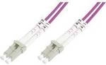 Digitus DK-2533-03-4 Glasfaser LWL Anschlusskabel 3.00 m Violett [1x LC-Stecker - 1x