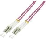 LogiLink FP4LC02 Glasfaser LWL Anschlusskabel 2.00 m Violett 50/125 &micro;...