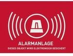 ABUS AU1323 Warnaufkleber Alarmanlage Sprachen Deutsch (B x H) 74 mm x 52.5 mm