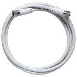 Axing SAT Anschlusskabel [1x F-Stecker - 1x F-Stecker] 1.50 m 85 dB Wei&szlig; MAK 150-80