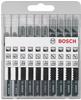 Bosch Accessories 2607010629 Stichsägeblatt-Set Basic for Wood, 10-teilig 1 Set
